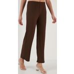 Lela 5865028 Kahve Kadın Pantolon