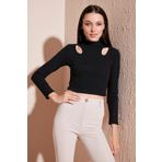 Lela 5865348 Olive Kadın Bluz