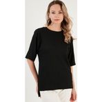 Lela 5865365 Siyah Kadın Bluz