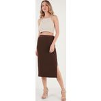 Lela 5865600 Kahve Kadın Etek