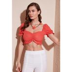 Lela 5865601 Nar Çiçeği Kadın Bluz