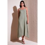 Lela 5865732 Olive Kadın Elbise