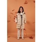 Lela 6028720 Ekru Kız Çocuk Mont