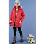 Lela 6035034 Kırmızı Kız Çocuk Mont