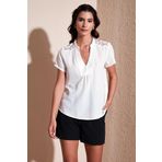 Lela 611BZ0286 Ekru Kadın Bluz