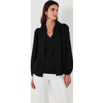 Lela 611BZ0353 Siyah Kadın Bluz