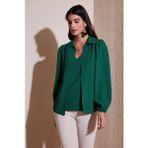 Lela 611BZ0353 Zümrüt Kadın Bluz