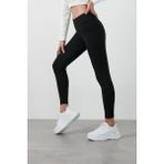 Lela 626TIGHTS Siyah Yüksek Bel Toparlayıcı Kışlık Kadın Tayt