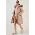 Lela 6477401 Vizon Kadın Mont