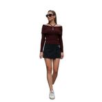 Lela Comfort Fit Kemer Detaylı Mini Boy Şort Etek Bayan ŞORT ETEK 611SR0081