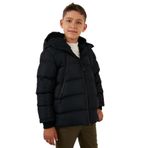 LELA Erkek Çocuk Kapüşonlu Şişme Mont, Fermuarlı, Cepli, Lacivert, 6 Yaş