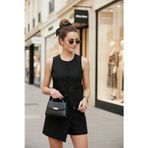 Lela Fitted Fit Bisiklet Yaka Düğmeli Yumuşak Dokulu Bayan Yelek 5866435 SİYAH