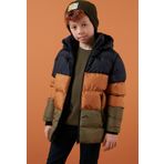 Lela İçi Peluş Astarlı Çıkarılabilir Kapüşonlu Şişme Erkek Çocuk Mont 57611967 Lacivert-Taba-Haki