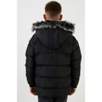Lela İçi Peluş Astarlı Çıkarılabilir Kapüşonlu Suya Dayanıklı Kışlık Mont Erkek Çocuk MONT 5760022