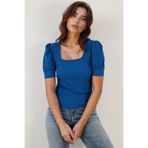 Lela Kol Detaylı Kare Yaka Bluz Bayan BLUZ 5869002