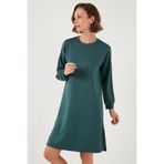 Lela Modest OYSHO Kumaş Relaxed Fit Yırtmaçlı Tunik Bayan TUNİK 5865878