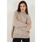 Lela Oversize Fit Balıkçı Yaka Yumuşak Dokulu 2'li Paket Triko Kazak Bayan KAZAK 680KZ00469S2