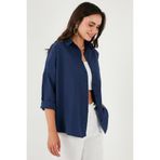 Lela Pamuk Karışımlı Regular Fit Gömlek Bayan GÖMLEK 6772418