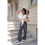 Lela Pamuklu Comfort Fit Bağlamalı Yarasa Kol Bolero BOLERO 5866354