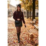 Lela Premium Regular Fit Bisiklet Yaka Fiyonk Detaylı Triko Bayan Kazak 680KZ00155 BORDO