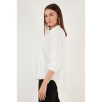 Lela Regular Fit Arkası Uzun Yazlık Gömlek Bayan GÖMLEK 611BG9741