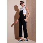 Lela Regular Fit Ayarlanabilir İp Askılı Bahçıvan Bayan Tulum 5865789 SİYAH