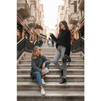 Lela Regular Fit Bisiklet Yaka Basic 2'li Paket Triko Bayan Kazak 4616213S2 ANTRASİT-SİYAH