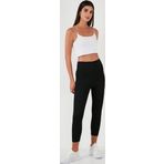 Lela Yüksek Bel Toparlayıcı Slim Fit Esnek Bayan Tayt 5865659 SİYAH