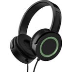 Lelisu LS-812 Kulak Üstü Kablolu Kulaklık (Oyun Için Uyumludur) - Siyah - Yeşil