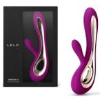 Lelo Soraya 2 Deep Rose 12 Modlu Titreşimli G-Spot ve Klitoris Uyarıcı Rabbit Vibratör