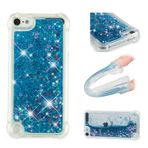 LEMAXELERS iPod Touch 7 Kılıfı ile Uyumlu, Bling Glitter Sıvı Kılıf Yüzen Quicksand Darbeye Dayanıklı Koruyucu Işıltılı Silikon Yumuşak TPU Kılıf iPod Touch 5 / Touch 6 için YBL Aşk Mavisi