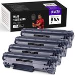 LEMERO Utrust CE285A 4'lü Paket Toner Kartuşu HP Laserjet Pro P1102W P1102 M1132MFP M1217NFW M1212NF M1132 P1100 M1136 M1210 M1212 M1130 Yazıcı