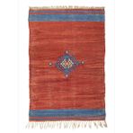 Lemi Kırmızı El Dokuma Kilim 110x161 cm