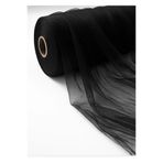 lemidor Hayal Tül Kumaş Siyah 5 Metre×3 Metre – Gelin başı Gelinlik Abiye Türban İçin
