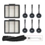 Lemige 10 paket yedek filtre yan fırça köpekbalığı iyon robot vakum R85 RV850 S86 S87 S88 R71 R72 R75 RV761 RV771 RV871 AV751 AV752 AV753