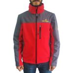 Lemigo Softshell Kırmızı-Gri Erkek Mont