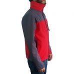 Lemigo Softshell Kırmızı-Gri Kapşonlu Mont
