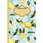 Lemons in blue: Beautiful lined notebook, journal, diary