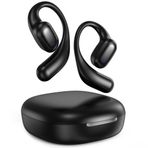 LeMuna Açık Kulak Kablosuz Kulaklık, Bluetooth 5.4 Açık Kulak Kulaklığı, Dahili Mikrofon, 50H Çalma Zamanı, LED Ekran Şarj Kılıfı, Koşu Fitness için Spor Su Geçirmez Tasarım