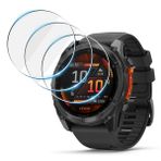 Lemxiee Garmin Fenix 8 51 mm kırılmaz cam [3 adet] HD 9H sertlik ekran koruyucu folyo ekran koruyucu folyo kırılmaz folyo Garmin Fenix 8 51 mm için