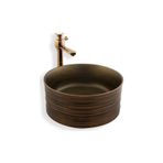 Lena E-2104C Tezgah Üstü Porselen Lavabo