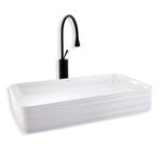 Lena E-2106 Tezgah Üstü Porselen Lavabo