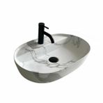 Lena E-2114M1 Tezgah Üstü Porselen Lavabo