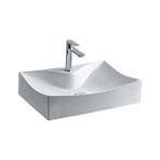 Lena E-3034 Beyaz Tezgah Üstü Çanak Lavabo