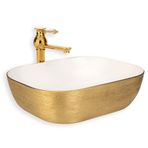 Lena E-5003A Tezgah Üstü Özel Seri Porselen Lavabo