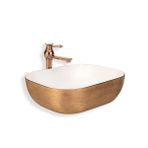Lena E-5003R Tezgah Üstü Porselen Lavabo
