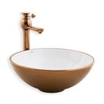 Lena E-5005R Tezgah Üstü Porselen Lavabo