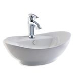 Lena E-5080 Tezgah Üstü Porselen Lavabo