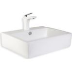 Lena E-5172 Tezgah Üstü Porselen Lavabo