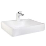 Lena E-5174 Tezgah Üstü Porselen Lavabo